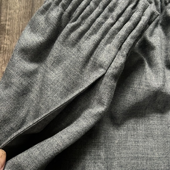 J Crew Factory wool mini skirt with side pockets and elastic waist - Picture 6 of 7